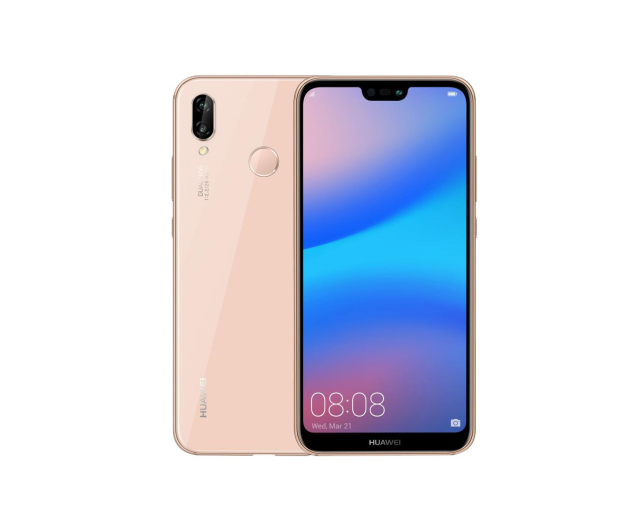 Huawei P20 Lite Dual SIM 64GB Różowy - 414754 - zdjęcie